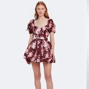 Loveshackfancy Hansel mini puff sleeve dress